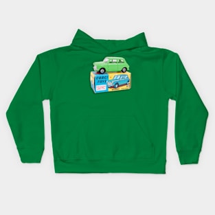 GREEN MORRIS MINOR TOY CAR Kids Hoodie